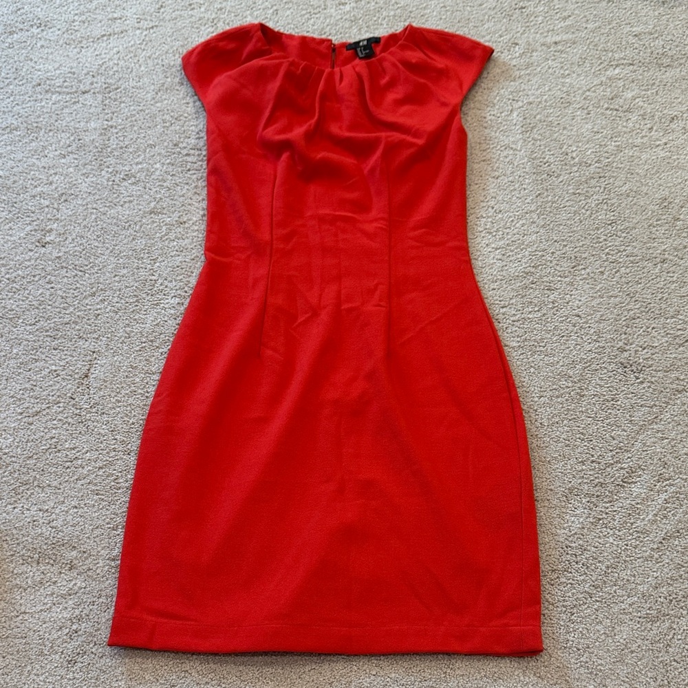H&M Vibrant Red Mini Dress